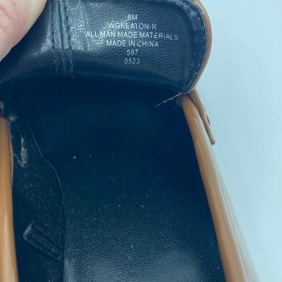 Guess Keaton Embers Chunky Loafer Slip On Pump Platform Heels Women's 8M - Picture 7 of 8